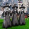 GOOSH 7FT Inflatable Trio of Pumpkin Witches – Light-Up Halloween Yard Decoration
